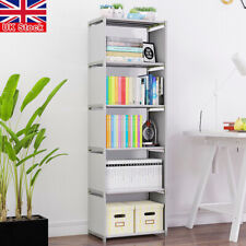 6 Tier 5 Cubes Modern Book Shelves Storage Shelf Bookcase Display Unit Organizer