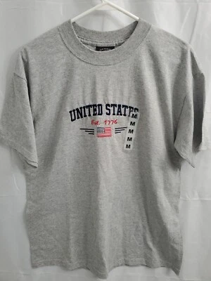 Old Varsity Brand OVB United States  Gray Tshirt Size M New With Tag - Image 1 of 4