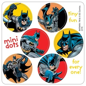 Batman Stickers - 48 Dots - Party Loot Reward Charts - Birthday Party Supplies - Picture 1 of 1
