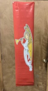New Outdoor Christmas Holiday Shutter Wraps Red with Angels Decor 15" W x 63” L - Picture 1 of 7