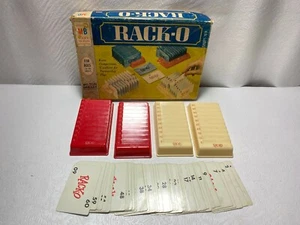 Vtg. 1961 Milton Bradley RACK-O Card Game #4765 Complete - Picture 1 of 6