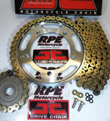 KIT DE CADENA Y PIÑONES KAWASAKI Z900 JT Z3 2017-2025 ORO 525 OEM Z900 ABS Foto 1 de 4