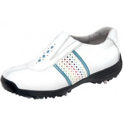 Zapatos de golf Sandbaggers: blanco prisma Foto 1 de 2