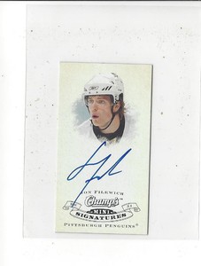 2008-09 Upper Deck Champ's Mini Signatures Jon Filewich AUTOGRAPH Penguins