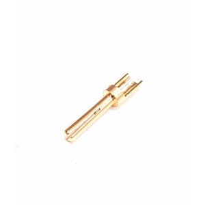 2mm solid design male bullet connector Gold plated - Picture 1 of 4