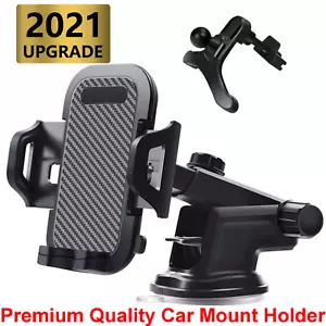 APPS2Car Universal Dashboard Windshield Phone Mount for Car, Sturdy Suction Cup - Picture 1 of 7