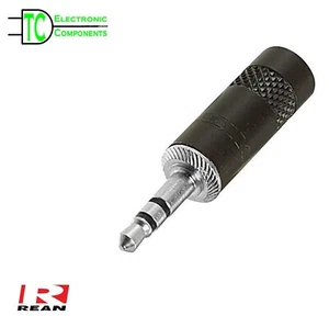 3.5mm Stereo Audio connector NEUTRIK REAN NYS231B 3 contacts Nickle plated - Picture 1 of 10