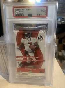2004 SP Authentic Football Foil Pack PSA 9 Ben Roethlisberger Rookie Year - Picture 1 of 2