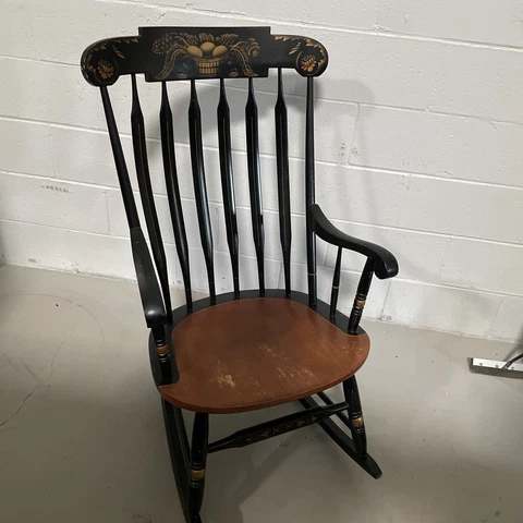 Vintage Hitchcock Harvest Arrow Spindle Rocking Chair Cover