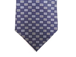 Tie 2K Mens Necktie Fashion Accessory Gray Novelty 100% Silk Year 2000 - Picture 1 of 4