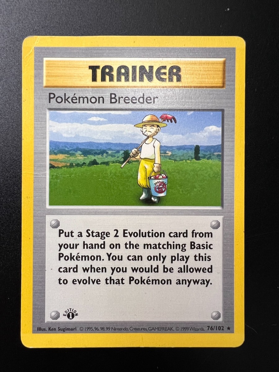 Pokémon TCG Rare Shadowless Individual Collectible Card Game Pokémon TCG Rare Shadowless Individual Collectible Card Game