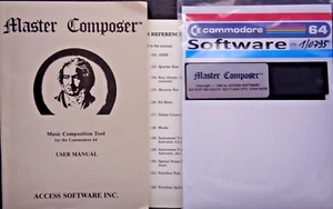 COMMODORE 64/128 -- MASTER COMPOSER (ACCESS - DISK) - Picture 1 of 2