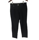 Chicos So Slimming Black Ankle Ponte Stretch Pants Women Size 0 Short