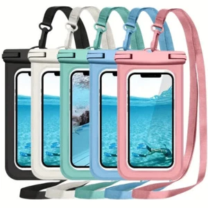 FREE EX Waterproof Phone Pouch -Easy Lock & Heavy Duty iPhone 15/14/13/12/11/SE - Picture 1 of 16