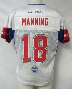 Reebok Womens Size Medium Peyton Manning #18 Pro Bowl 2007 Jersey A1 1543 - Picture 1 of 7