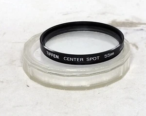 Tiffen 55mm Centre Spot Center Spot Filter Black 35mm SLR film DSLR Digital - Picture 1 of 1