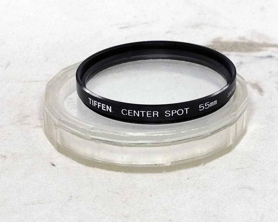 Tiffen 55mm Centre Spot Center Spot Filter Black 35mm SLR film DSLR Digital - Image 1 of 1