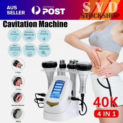 4IN1 40K Radio Frequency Ultrasonic Cavitation Body Slimming Machine SkinTighten - image 1 of 4