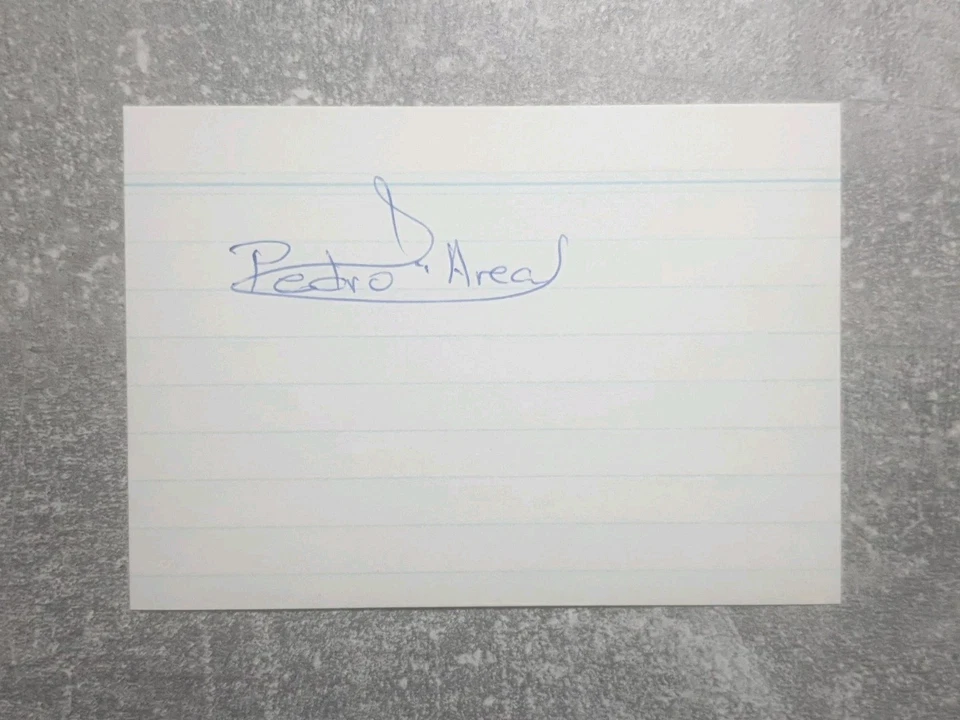 KK m.Orig.AG Pedro Areal ESP Kanu 3.WM 94/96/01/02 - C1/2 42km Rarität! - Bild 1 von 1