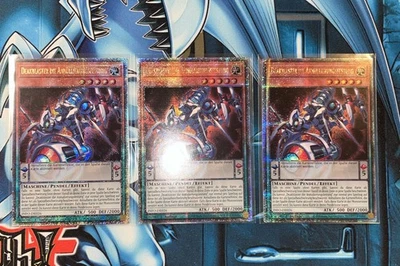 Yugioh 3x Deakblaster die Annullierungsfestung INFO-DE026 Quarter Cent. Playset - Bild 1 von 4
