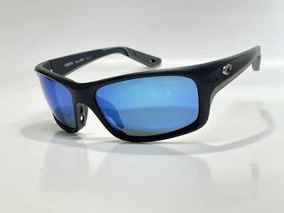 Costa Del Mar Jose PRO black frame Blue mirror 580 glass lens polarized new - Image 1 of 4