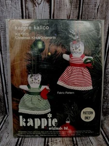 1980 Kappie Originals Kappie Kalico Kit Q173 Adornos para Gatitos *Solo Patrón* Nuevo - Imagen 1 de 6