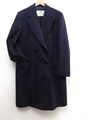Aquascutum Pure Cashmere Overcoat 40 Reg Dark Navy  - Image 1 of 4