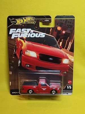  Hot Wheels Premium FORD F-150 SVT LIGHTNING Fast&Furious Real Riders NIP 🔥A6 - Image 1 of 4