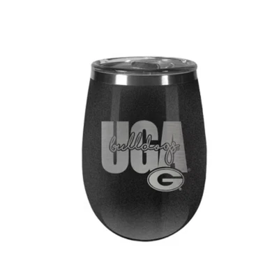 NCAA Georgia Bulldogs 10oz Onyx Wine Tumbler - Image 1 of 3