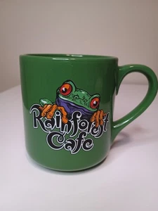 Rainforest Cafe XL großer grüner Frosch Tee Kaffee Becher Cha! Cha! 16 Unzen 1999 - Bild 1 von 7