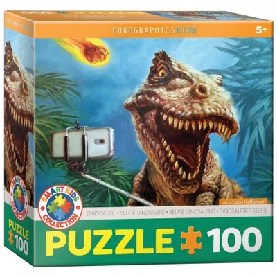 Puzzle - Dinosaur Selfie - 100 Pieces - Image 1 of 4
