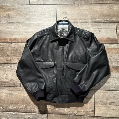 Vintage Leather Jacket XL Made By Cortina - Image 1 of 4
