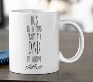 Papa Erinnerung Kaffeebecher Trauergeschenk, Verlust des Vaters Mitgefühl Kondolenz Teetasse - Bild 1 von 2