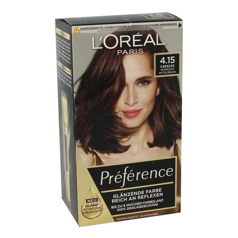 L'Oreal Preference 4.15 Caracas marrone medio intenso - Immagine 1 di 1