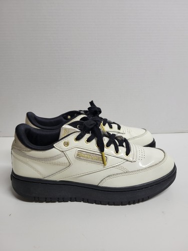Sneakers classiche Reebok uomo taglia 10 vernice colore bianco Vietnam