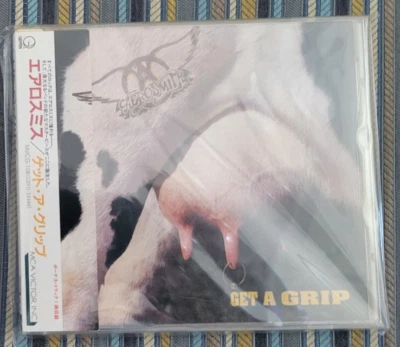 AEROSMITH GET A GRIP GEFFEN MVCG-108 Japan OBI CD NM — 第 1/2 张图片