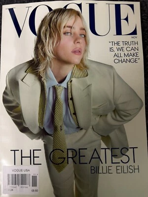 Vogue USA magazine nov 2024 The GREATEST BILLIE EILISH