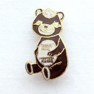 Huggy Bear Brooch Lapel Tie Pin Medford Oregon Animal Vintage Jewelry Gift - Picture 1 of 4