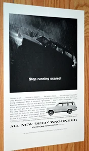 Jeep Wagoneer 1964 4x4 anuncio impreso original vintage 64 - Imagen 1 de 1