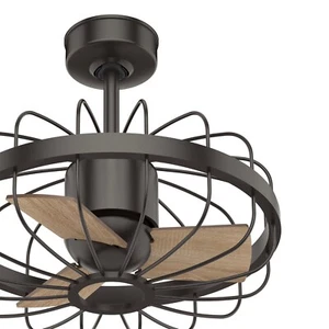 Hunter Fan 16 inch Contemporary in Noble Bronze Indoor Ceiling Fan with 3 Blades - Picture 1 of 6