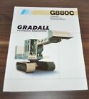 Gradall G880C Crawler Hydraulic Excavators Specification Brochure Prospekt