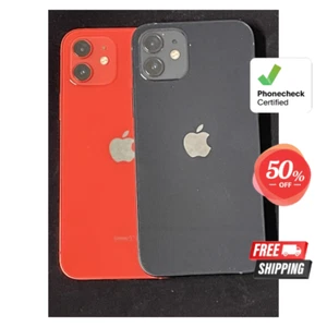 Apple iPhone 12 128/64 GB Desbloqueado Verizon ATT Metro PCS Blanco/Rojo Doble Cámara - Imagen 1 de 9