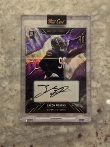2023 Wild Card Zacch Pickens WildChrome Auto 15/15 Chicago Bears - Picture 1 of 2