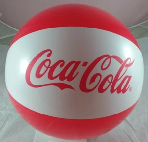 Vintage NUOVO gonfiabile COCA COLA PALLA DA SPIAGGIA Godetevi Coca-Cola Beach Ball - Foto 1 di 5