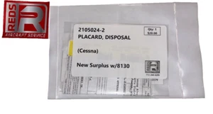 2105024-2 Placard New 8130 - Bild 1 von 3