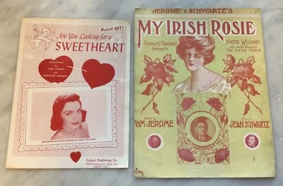 2 Partituras De Colección Temporada Día de San Valentín, Temática Día de San Patricio Foto 1 de 4