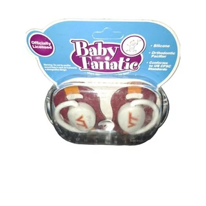 Virginia Tech Hokies-VPI110 Baby Pacifier 2-Pack Souvenir - Picture 1 of 2