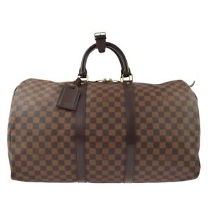Louis Vuitton Damier Keepall 50 Travel Duffle Handbag N41427 MB1006 KK32291