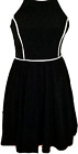 Womens Summer Dress Black White Trim Size XXS Supre