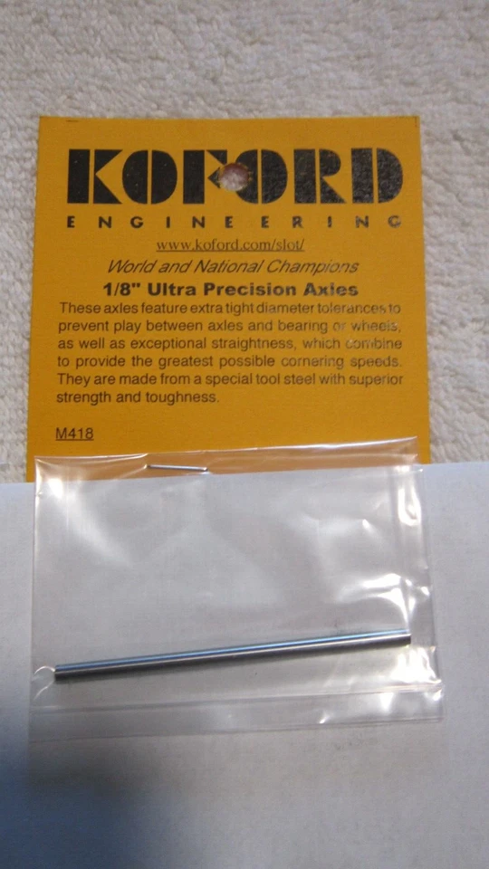 KOFORD ENGINEERING 1/8 ULTRA PRECISIÓN EJES 1/8 M418 Foto 1 de 2